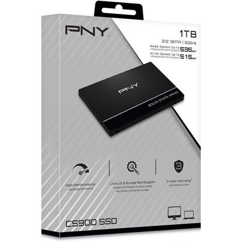  [아마존베스트]PNY CS900 1TB 3D NAND 2.5 SATA III Internal Solid State Drive (SSD) - (SSD7CS900-1TB-RB)