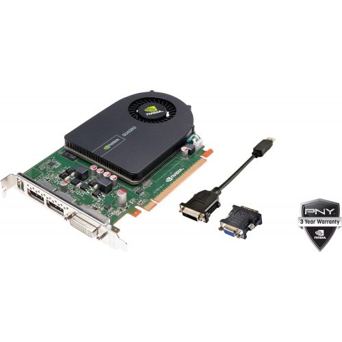  NVIDIA Quadro 2000 by PNY 1GB GDDR5 PCI Express Gen 2 x16 DVI-I DL and Dual DisplayPort OpenGL, Direct X, CUDA and OpenCL Profesional Graphics Board, VCQ2000-PB