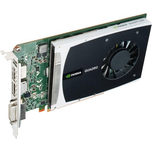  NVIDIA Quadro 2000 by PNY 1GB GDDR5 PCI Express Gen 2 x16 DVI-I DL and Dual DisplayPort OpenGL, Direct X, CUDA and OpenCL Profesional Graphics Board, VCQ2000-PB