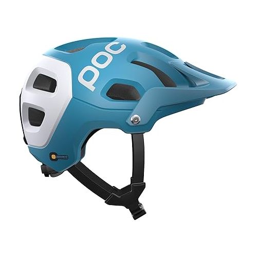  POC, Tectal Race Spin, Helmet for Mountain Biking, X-Small/Small, Basalt Blue/Hydrogen White Matte
