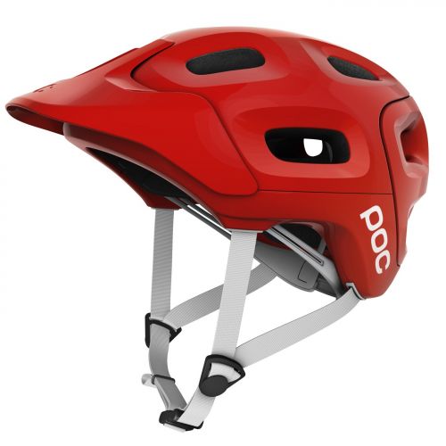  POC Trabec Bike Helmet, Bohrium Red, MediumLarge