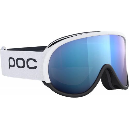  POC Sports POC, Retina Clarity Comp Goggles for Skiing and Snowboarding, Hydrogen White/Spektris Blue, One