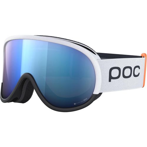  POC Sports POC, Retina Clarity Comp Goggles for Skiing and Snowboarding, Hydrogen White/Spektris Blue, One