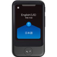 [아마존베스트]Pocketalk Two-Way Voice Translator with Built-in Data and Camera [New Model S]- Black