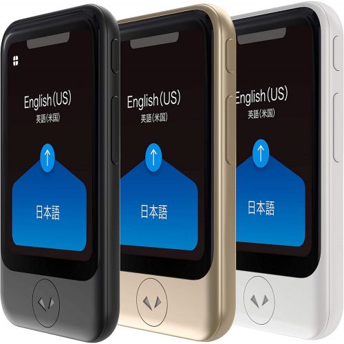  [아마존베스트]Pocketalk Two-Way Voice Translator with Built-in Data and Camera [New Model S]- Black