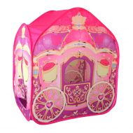 POCO DIVO Princess Carriage Cinderella Wagon Pop-up Play Tent Girls Pretend Playhouse