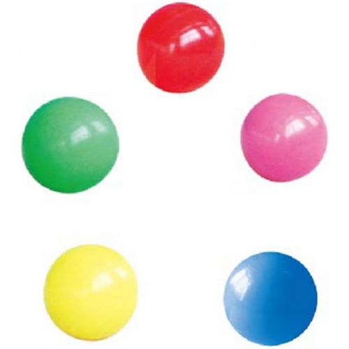  [아마존베스트]POCO DIVO 100 Pit Balls Magic Funball 5-Color Crushproof Kids Play Ocean Ball with Mesh Bag