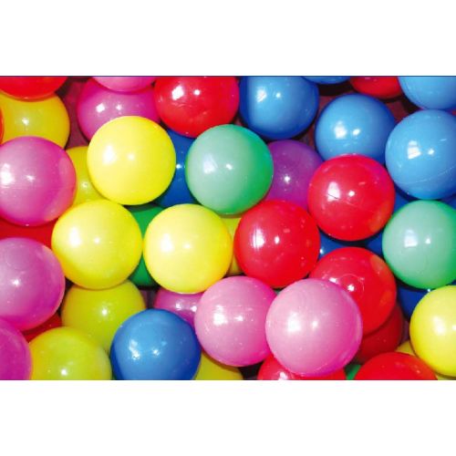  [아마존베스트]POCO DIVO 100 Pit Balls Magic Funball 5-Color Crushproof Kids Play Ocean Ball with Mesh Bag