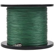 [아마존베스트]POKIENE 0.28mm Braided Fishing Line | 500M Super Strong Pull PE Braid Fishing Lines | Fishing Line with 4 Strands - 18.7kg Green