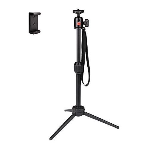  [아마존베스트]POLAM-FOTO Mini Tripod Polam Photo 40cm Desktop Tripod with Mobile Phone Holder for Smart Phone/DSLR Camera/Gopro