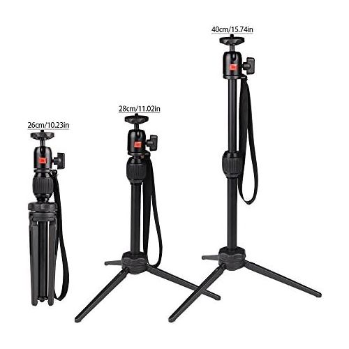  [아마존베스트]POLAM-FOTO Mini Tripod Polam Photo 40cm Desktop Tripod with Mobile Phone Holder for Smart Phone/DSLR Camera/Gopro