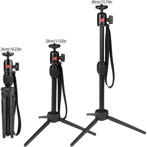  [아마존베스트]POLAM-FOTO Mini Tripod Polam Photo 40cm Desktop Tripod with Mobile Phone Holder for Smart Phone/DSLR Camera/Gopro