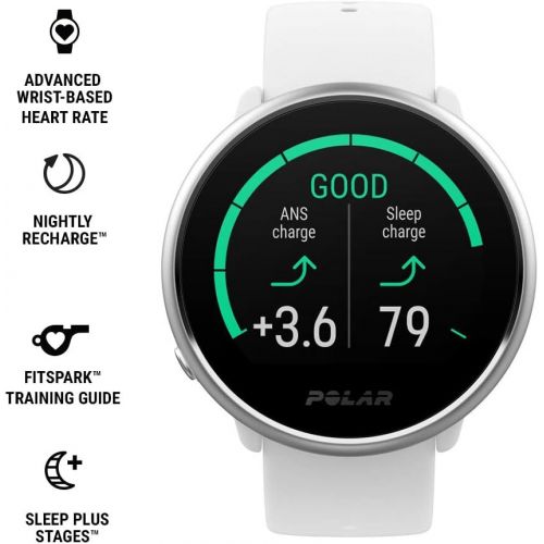  Polar IGNITE - Advanced Waterproof Fitness Watch (Includes Polar Precision Heart Rate Integrated GPS and Sleep Plus Tracking)