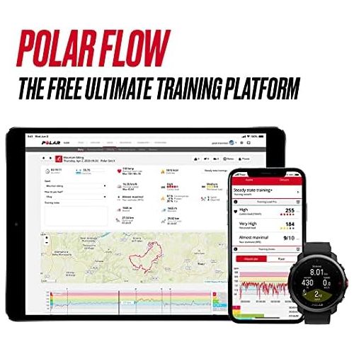  [아마존베스트]POLAR Grit X - Rugged Outdoor Watch with GPS, Compass, Altimeter and Military-Level Durability for Hiking