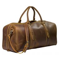 POLARE ORIGINAL Polare 23 Classic Full Grain Leather Weekender Travel Overnight Luggage Duffel Bag