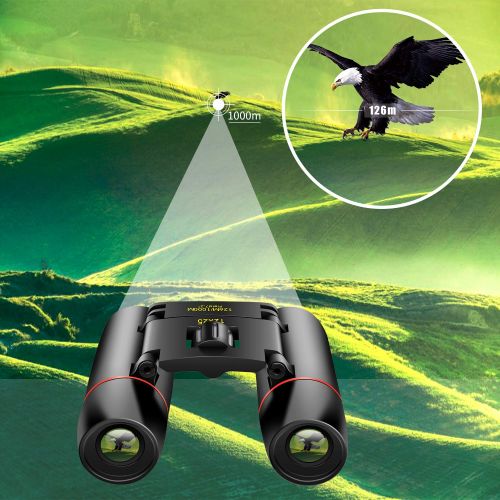  POLDR 12X25 Small Pocket Binoculars Compact Adults,Mini Kids Binoculars Boys for Bird Watching,Concert Theater Opera