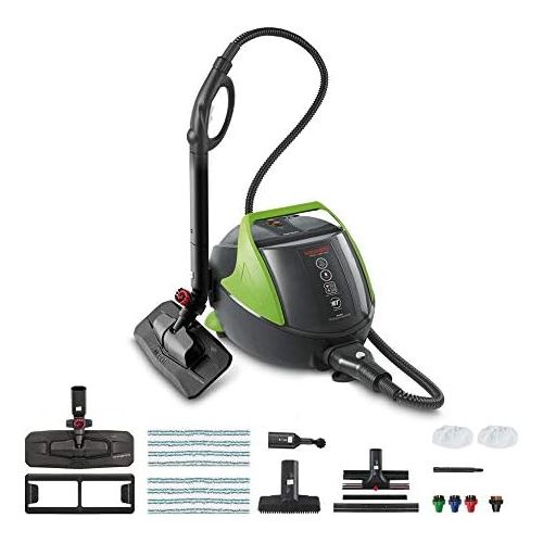  Vaporetto PRO 95 Flexi Dampfreinigungsgerat mit 5 BAR, standig nachfuellbar Wassertankkapazitat 1.3 L und Turbo Funktion, 1100 Watt, regulierbarer Dampf, 18/8 Edelstahl, 1.3 liters,