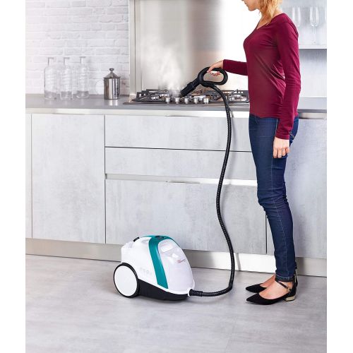  [아마존베스트]POLTI Vaporetto Smart 100 Continuous Fill Steam Cleaner, Unlimited Working Autonomy, Adjustable High-Power Steam Pressure Up to 58 PSI