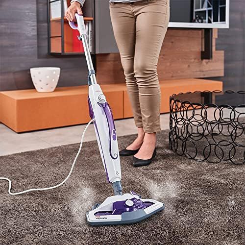  [아마존베스트]Polti Vaporetto SV440_Double PTEU0274 Dual Action Steam Mop Portable Steam Cleaner and Floor Nozzle Vaporforce 15in1 Kills and Eliminates 99.9%* of Viruses, Germs and Bacteria, 150