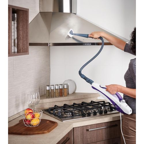  [아마존베스트]Polti Vaporetto SV440_Double PTEU0274 Dual Action Steam Mop Portable Steam Cleaner and Floor Nozzle Vaporforce 15in1 Kills and Eliminates 99.9%* of Viruses, Germs and Bacteria, 150