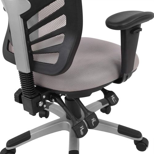  POLY & BARK Poly and Bark Brighton Office Chair in Gray