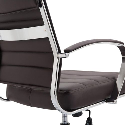  POLY & BARK EM-252-BRN Tremaine Office Chair Brown