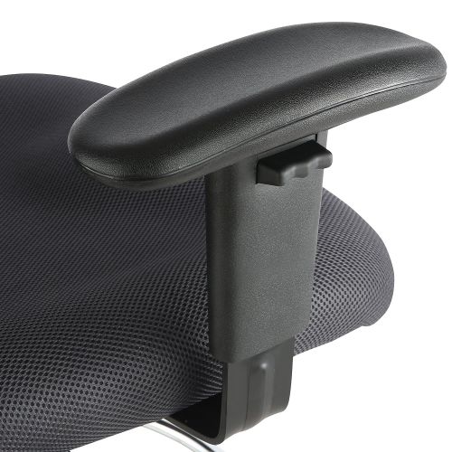  POLY & BARK Poly and Bark Benicia Office Chair in Soft-Touch Fabric, Black