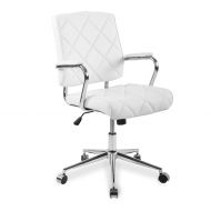 POLY & BARK Draper Office Chair in White