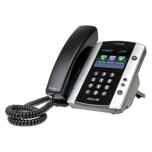  Polycom VVX 501 Corded Business Media Phone System - 12 Line PoE - 2200-48500-001 - AC Adapter Included - Replaces VVX 500