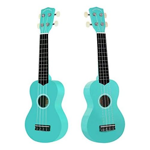  [아마존베스트]POMAIKAI Soprano Wood Ukulele Rainbow Starter Uke Hawaii kids Guitar 21 Inch with Gig Bag for kids Students and Beginners (Blue)