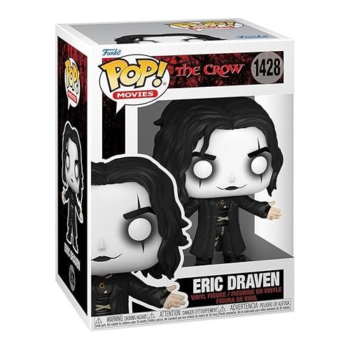  POP Movies: The Crow - Eric Draven Funko Vinyl Figure (Bundled with Compatible Box Protector Case), Multicolored, 3.75 inches