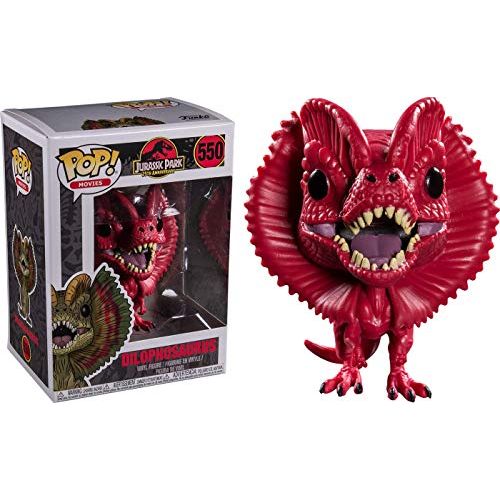 펀코 Funko Pop Movies: Jurassic Park - Red Dilophosaurus Collectible Figure, Multicolor