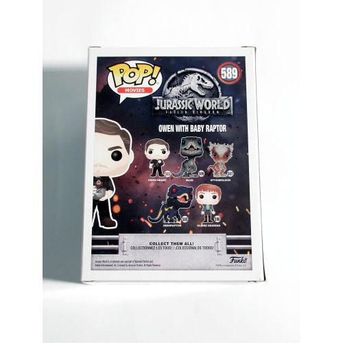 펀코 Funko Pop! Movies #589 Jurassic World Owen with Baby Raptor (Target Exclusive)