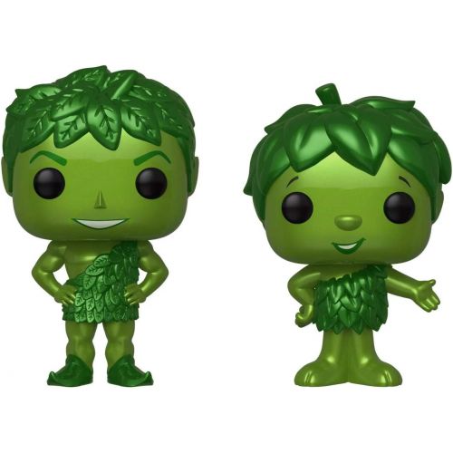 펀코 Funko Green Giant & Sprout (Target Exc) Pop Ad Icons Vinyl Figure & 1 Compatible Protector Bundle (42028 - B)