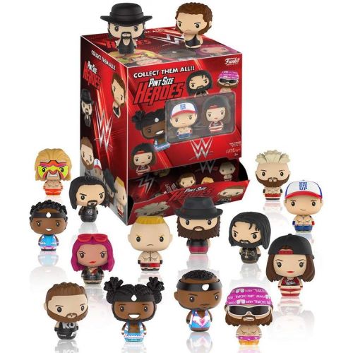 펀코 Funko Pint Size Heroes: WWE Superstars Miniature Figure Blind Bag Display (Case of 24)