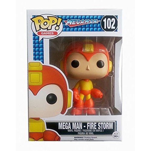 펀코 Funko Pop Games Mega Man Fire Storm Exclusive Variant Vinyl Figure