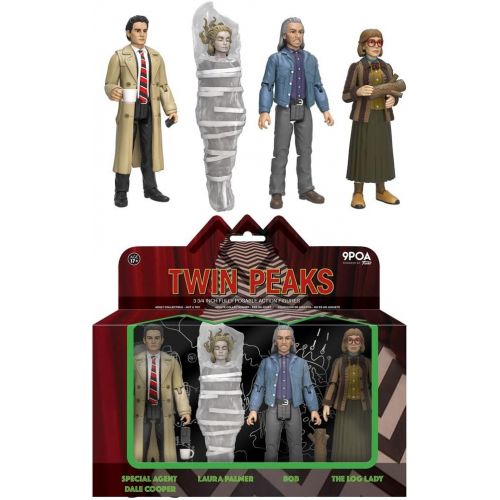 펀코 Funko Action Figures Twin Peaks Dale Cooper, Laura Palmer, Bob, Log Lady 4 Pack Action Figure