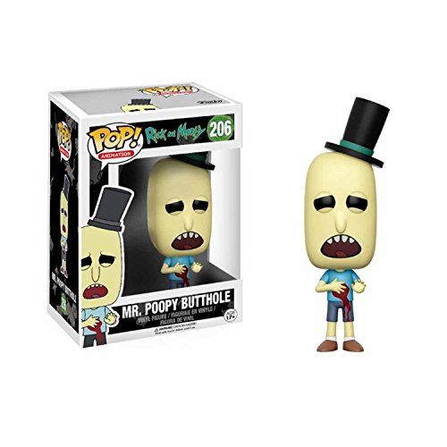 펀코 Funko Pop! Animation Rick and Morty Mr. Poopy Butthole #206 (Gunshot Wound Exclusive)