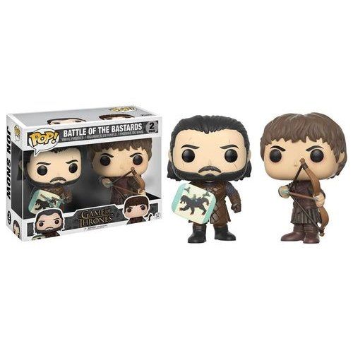 펀코 Funko Pop! Game of Thrones - Jon Snow & Ramsay Bolton, Battle of The Bastards 2 Pack Collectible Figure