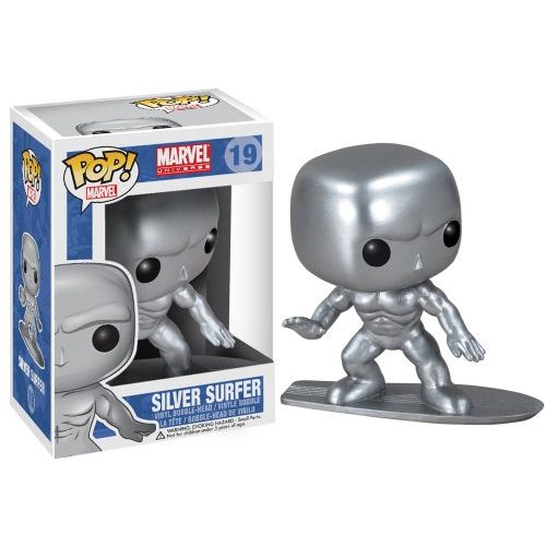 펀코 Funko POP Marvel Bobble Figure, Silver Surfer