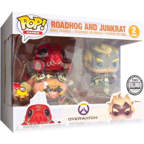 펀코 SDCC 2018 Blizzard Exclusive Roadhog and Junkrat 2 Pack Funko Pop Figure
