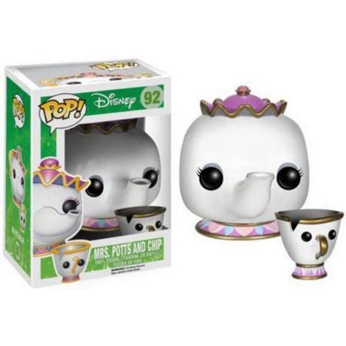 펀코 Funko POP Disney: Mrs. Potts and Chip Action Figure