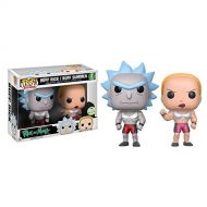 Funko POP Animation Rick and Morty 2pk Vinyl Buff Rick/Buff Summer (ECCC Spring Convention Exclusive)