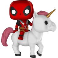 Funko Pop! Marvel Collectores Crops - Deadpool On Unicorn - Pop! Rides #36