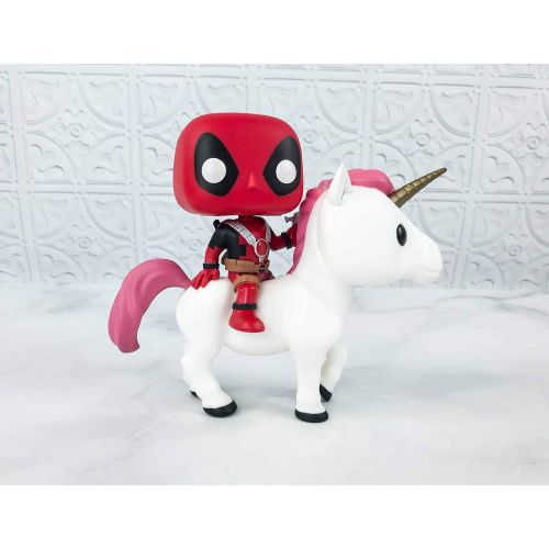 펀코 Funko Pop! Marvel Collectores Crops - Deadpool On Unicorn - Pop! Rides #36