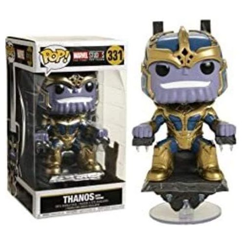 펀코 Funko Pop Marvel: Thanos on Throne Collectible Figure, Multicolor