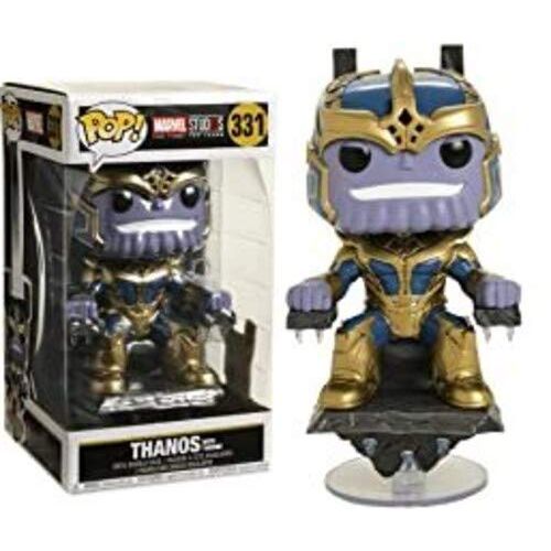 펀코 Funko Pop Marvel: Thanos on Throne Collectible Figure, Multicolor