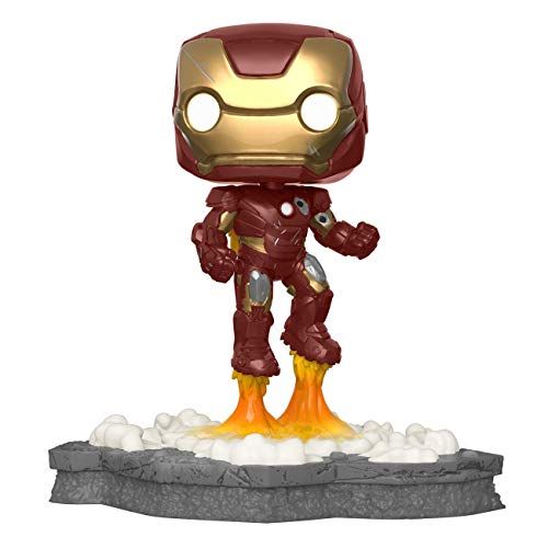 펀코 Funko 45610 Pop! Deluxe, Marvel: Avengers Assemble Series - Iron Man, Amazon Exclusive, Figure 1 of 6