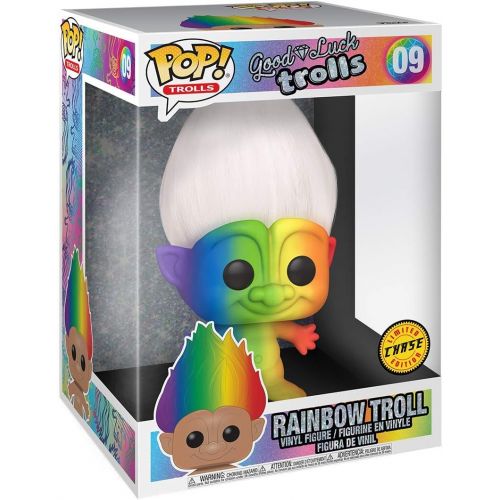 펀코 Funko Pop! Trolls: Trolls Classic - 10 Troll Multicolored Hair (Styles May Vary)