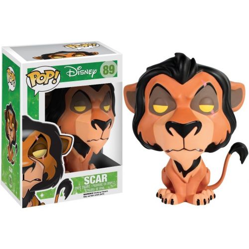  Funko POP! Disney: The Lion King Scar Action Figure,Multi colored,3.75 inches